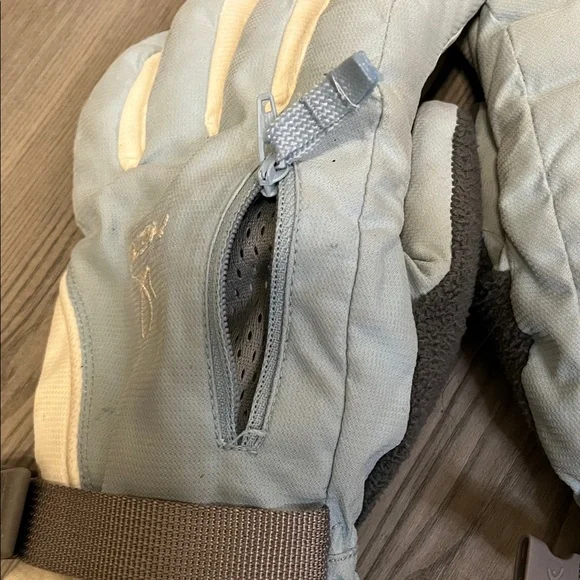 Women’s Head Blue and White Ski Gloves Size L - Picture 10 of 11